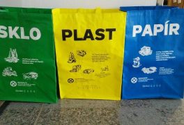 Tašky na tříděný odpad – papír, plast a sklo