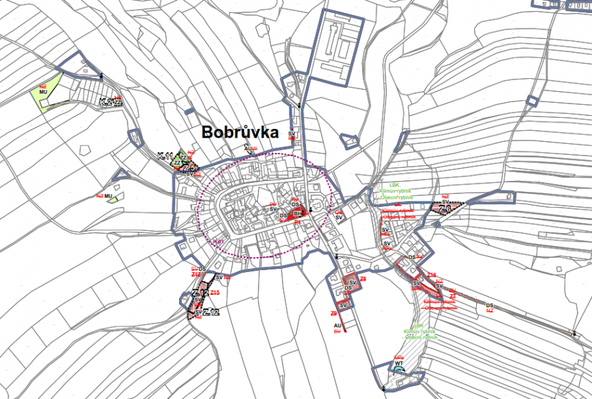 Změna č. 1 Územního plánu BOBRŮVKA – opakované veřejné projednání